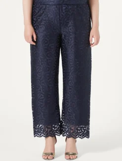 Marina Rinaldi Pantalon en tulle brodé BLEUMARINE Discount