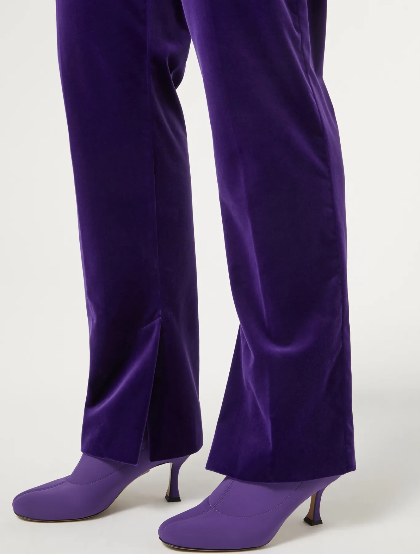 Marina Rinaldi Pantalon en velours VIOLET Fashion