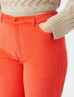 Marina Rinaldi Pantalon en velours CORAIL Hot