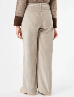 Marina Rinaldi Pantalon en velours GRISTOURTERELLE New