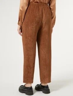 Marina Rinaldi Pantalon en velours BRUN Outlet