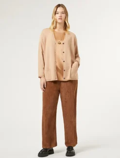 Marina Rinaldi Pantalon en velours BRUN Outlet