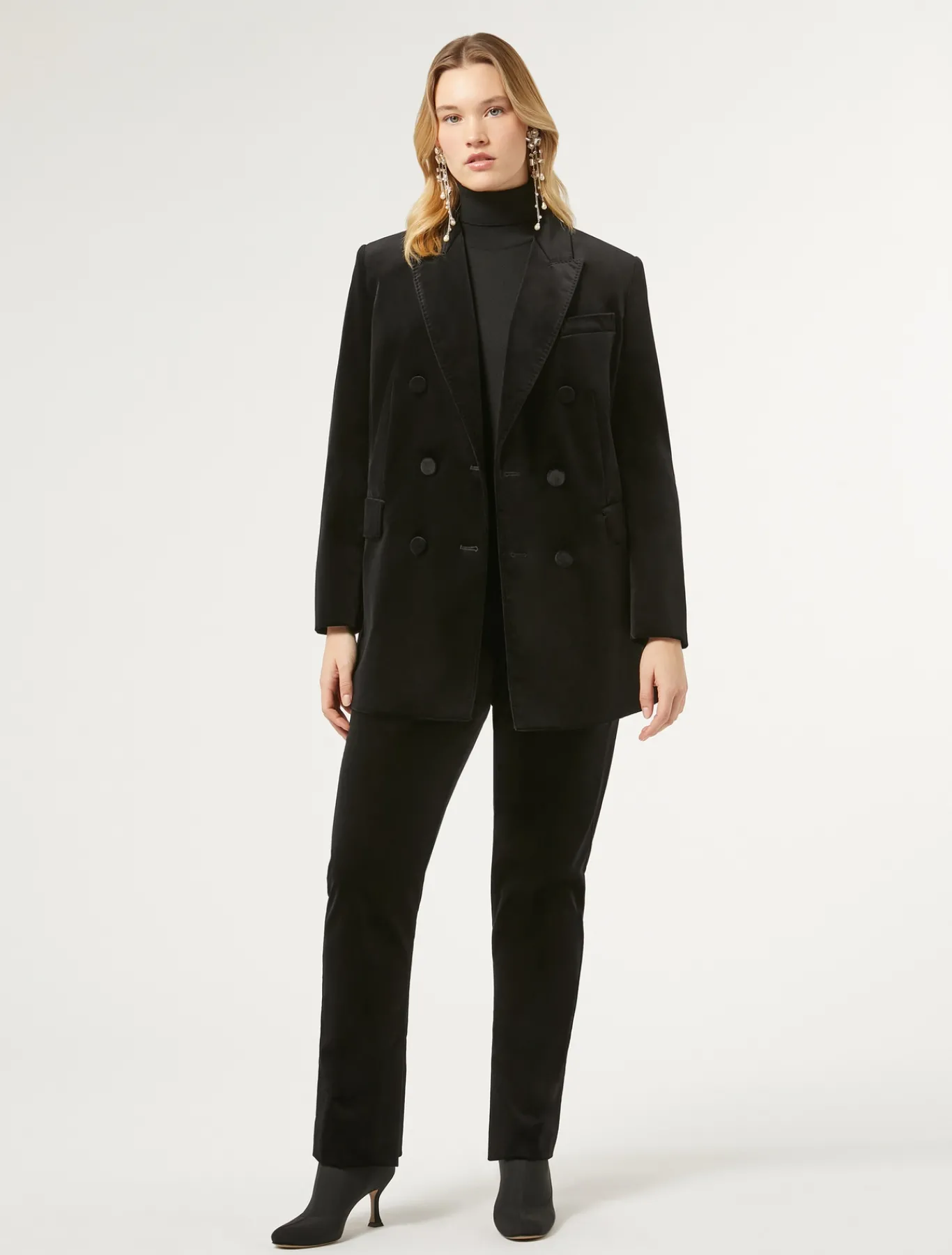 Marina Rinaldi Pantalon en velours NOIR Discount