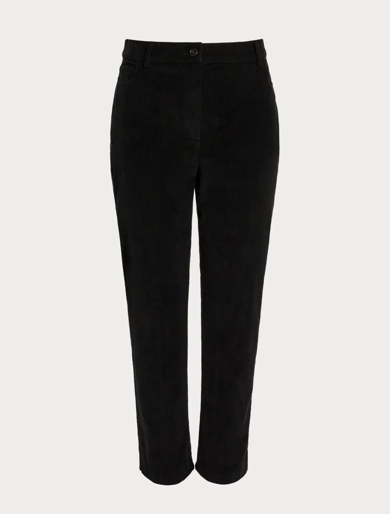 Marina Rinaldi Pantalon en velours de coton NOIR Outlet