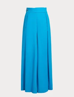 Marina Rinaldi Pantalon large en popeline TURQUOISE Online