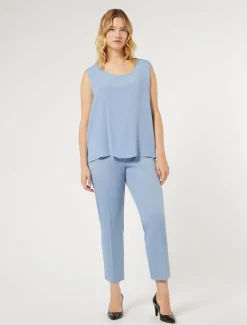Marina Rinaldi Pantalon ottoman AZURE Best