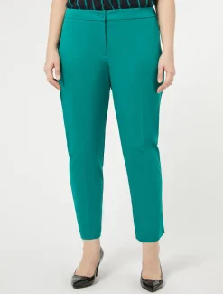 Marina Rinaldi Pantalon ottoman VERT Outlet