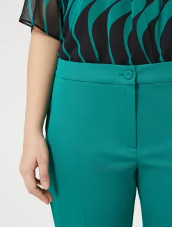 Marina Rinaldi Pantalon ottoman VERT Outlet