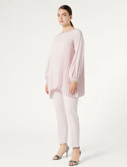 Marina Rinaldi Pantalon slim en cady triacétate ROSE Sale