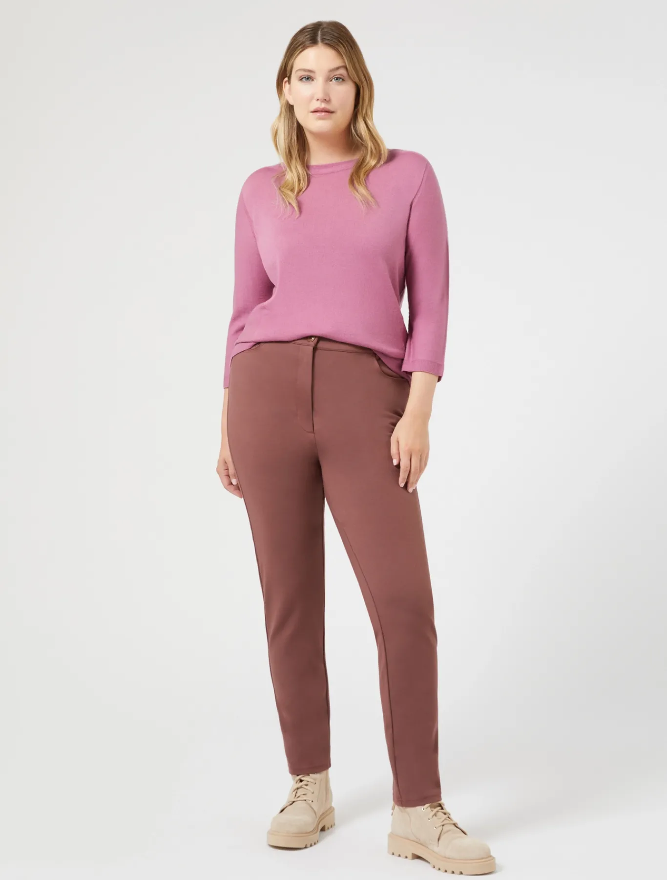 Marina Rinaldi Pantalon slim en jersey FARD Best