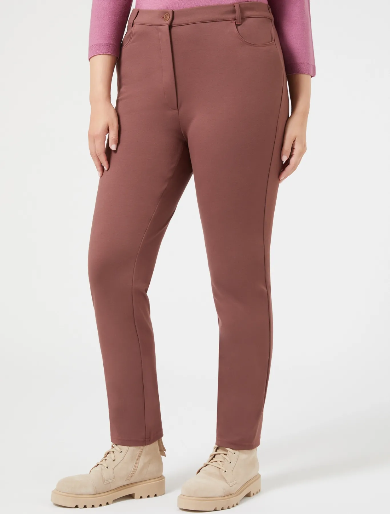 Marina Rinaldi Pantalon slim en jersey FARD Best