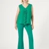 Marina Rinaldi Pantalon évasé en cady JADE Sale