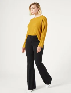 Marina Rinaldi Pantalon évasé en cady NOIR New