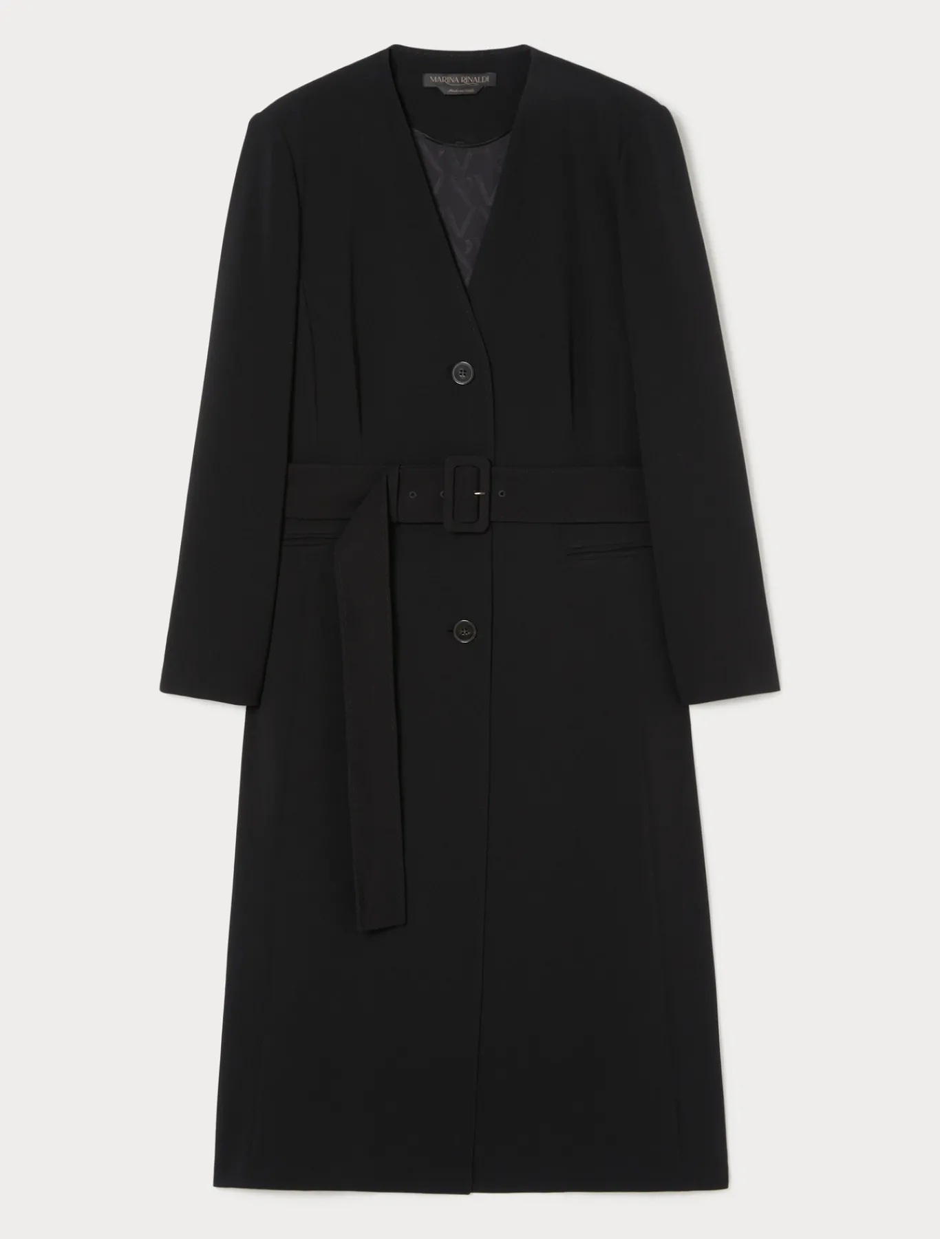 Marina Rinaldi Pardessus en cady triacétate NOIR Clearance