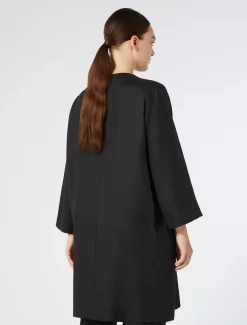 Marina Rinaldi Pardessus en lin NOIR New