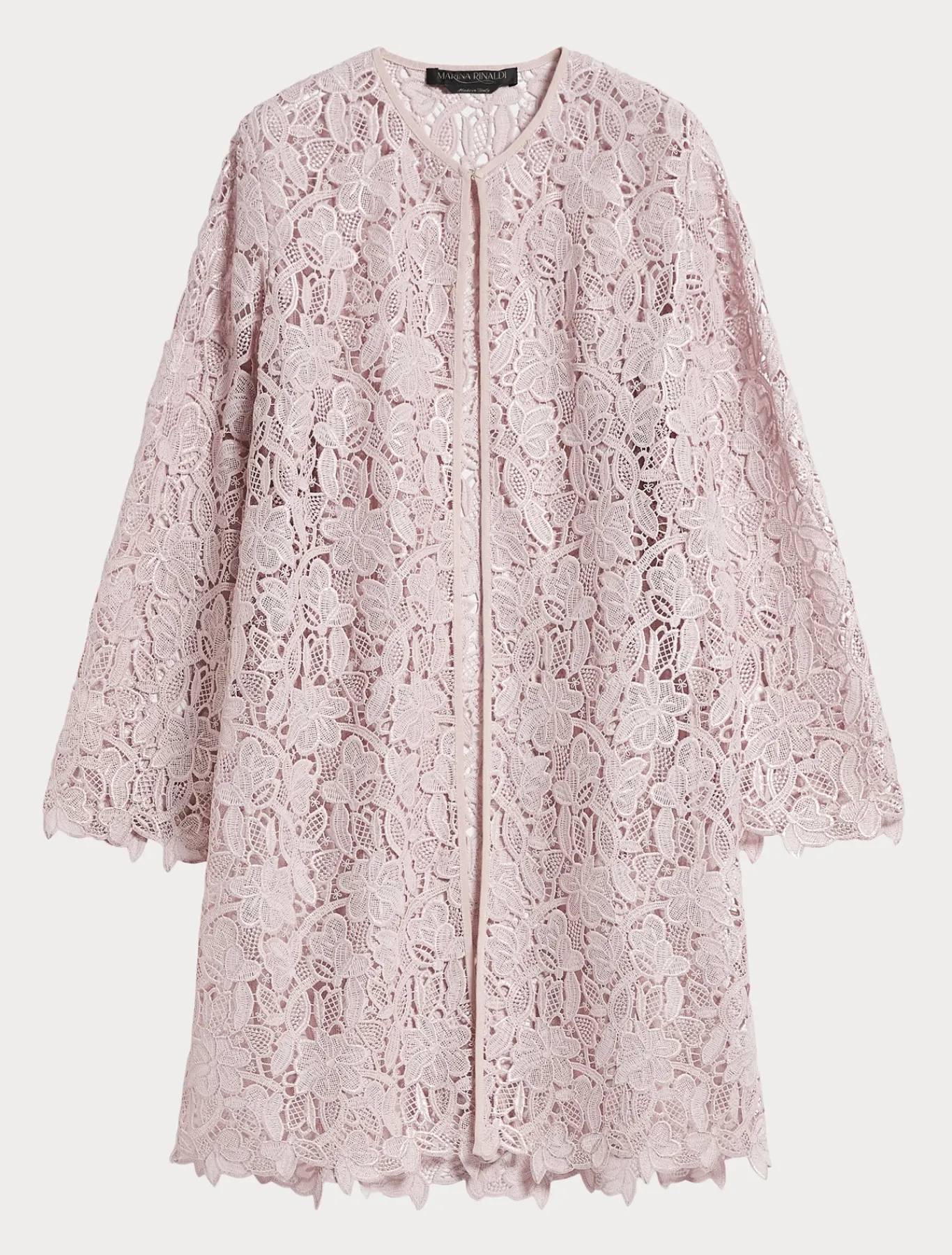 Marina Rinaldi Pardessus en macramé ROSE New
