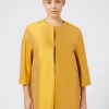 Marina Rinaldi Pardessus en shantung de soie OR New