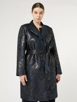 Marina Rinaldi Pardessus jacquard BLEUNUIT Fashion