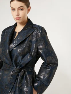 Marina Rinaldi Pardessus jacquard BLEUNUIT Fashion