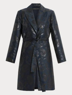 Marina Rinaldi Pardessus jacquard BLEUNUIT Fashion