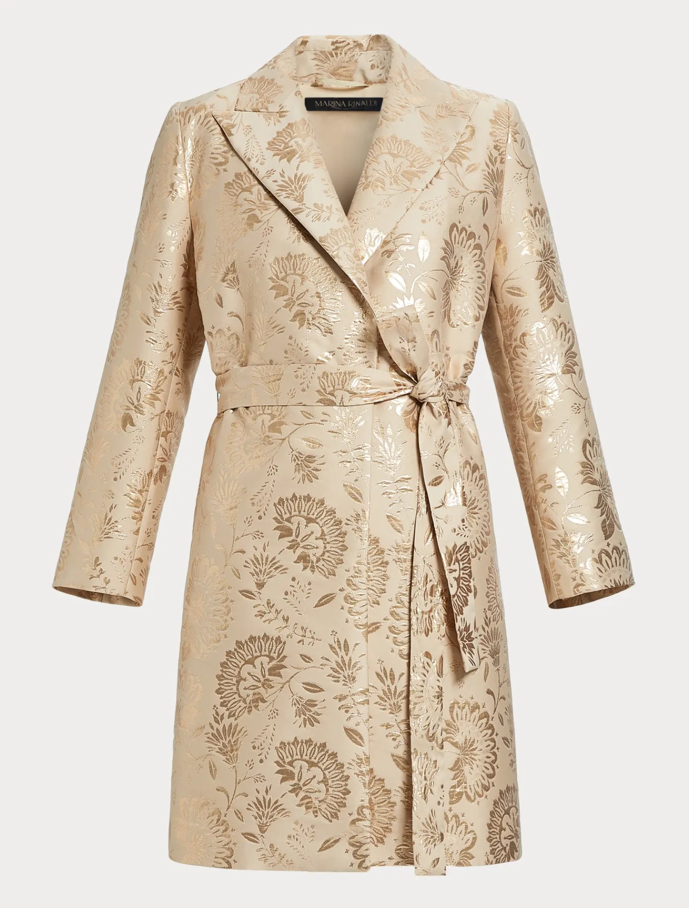 Marina Rinaldi Pardessus jacquard MIEL Discount