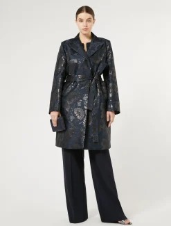Marina Rinaldi Pardessus jacquard BLEUNUIT Fashion