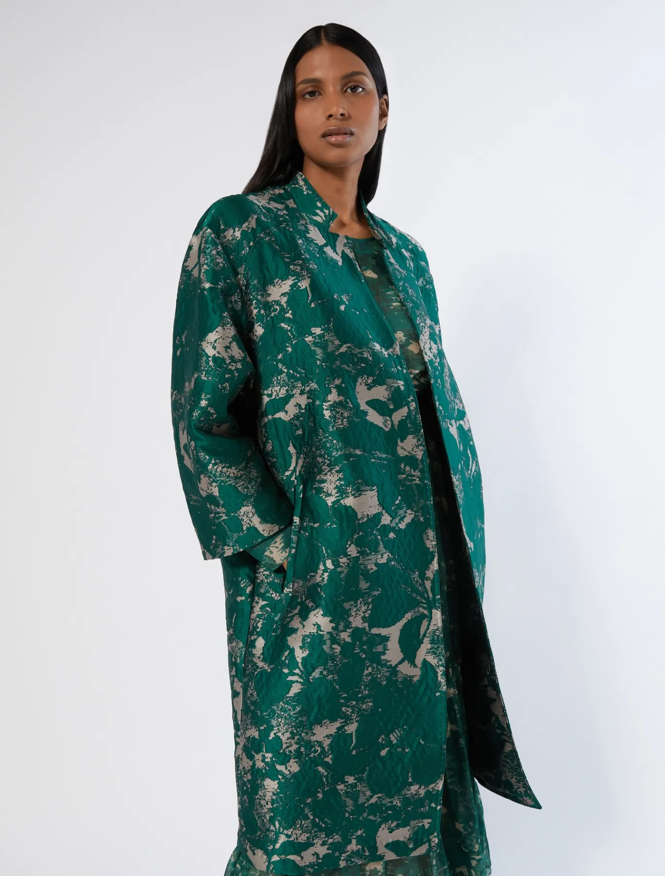 Marina Rinaldi Pardessus jacquard NUDO Fashion