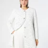 Marina Rinaldi Pardessus teint en fil BLANC Sale
