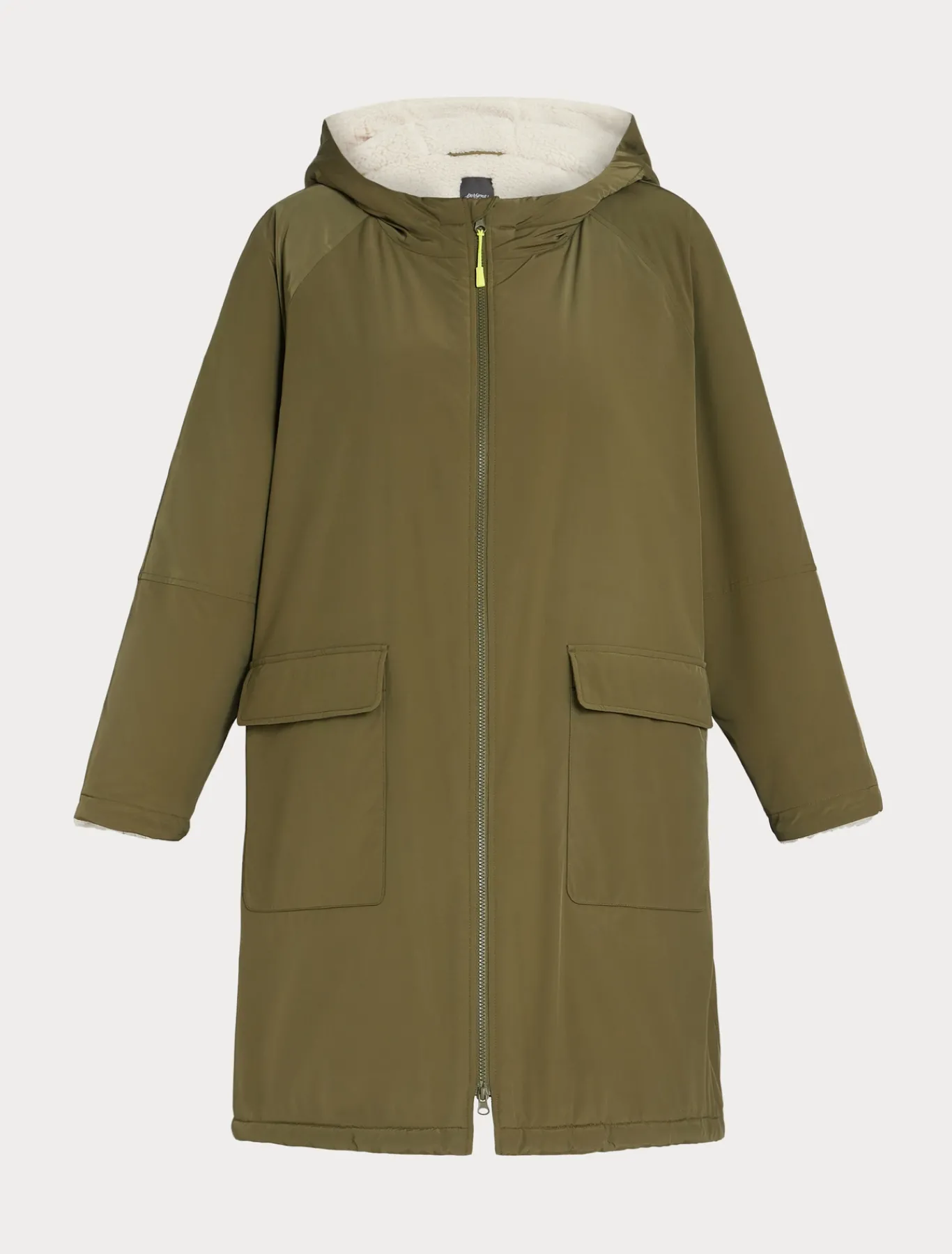 Marina Rinaldi Parka en taffetas déperlant KAKI Outlet
