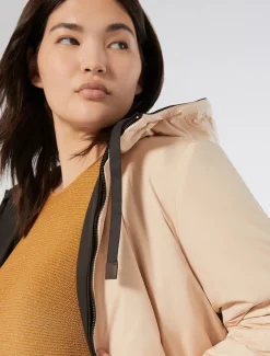 Marina Rinaldi Parka réversible en toile technique déperlante NOIR Online