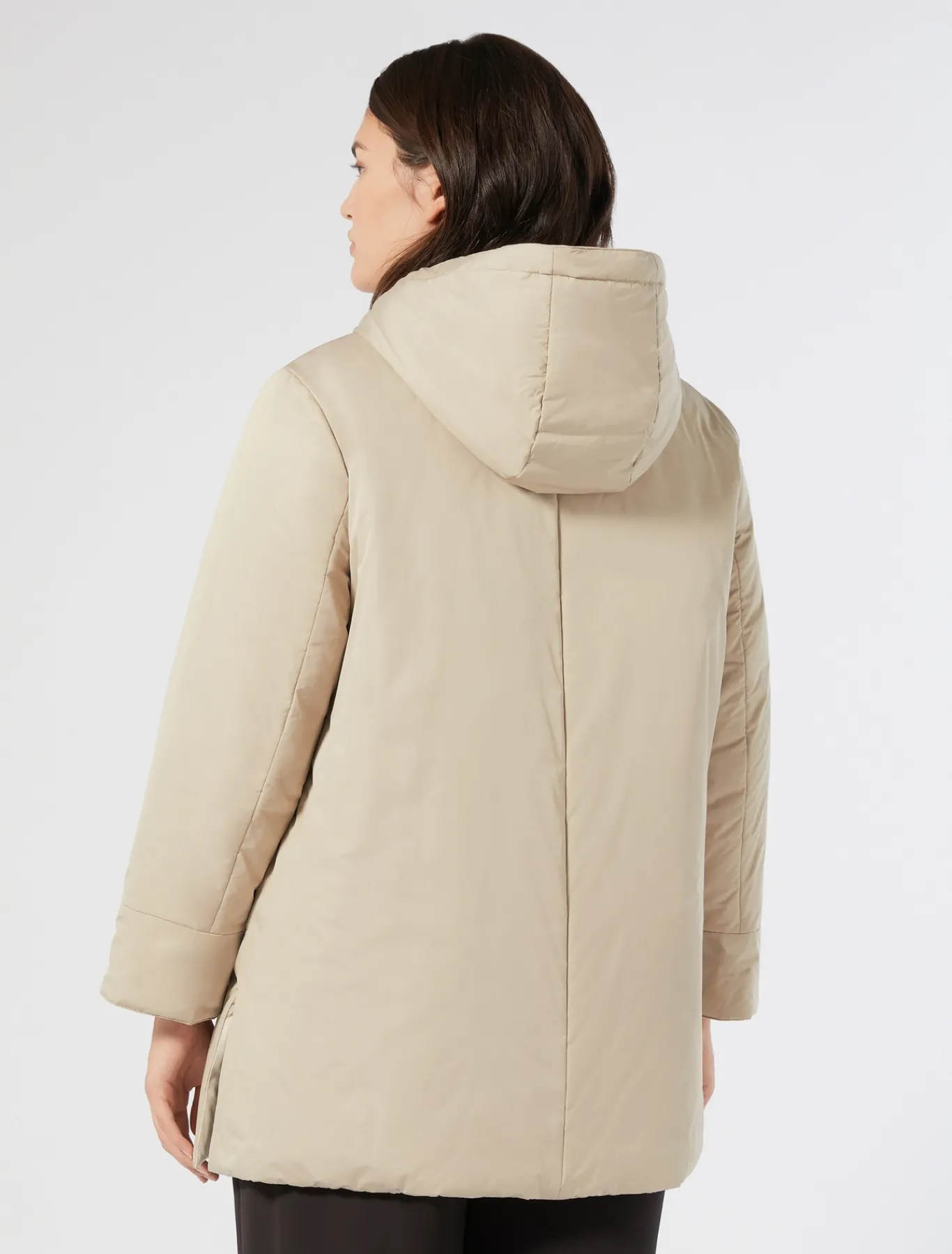 Marina Rinaldi Parka réversible en toile technique déperlante BEIGE Online