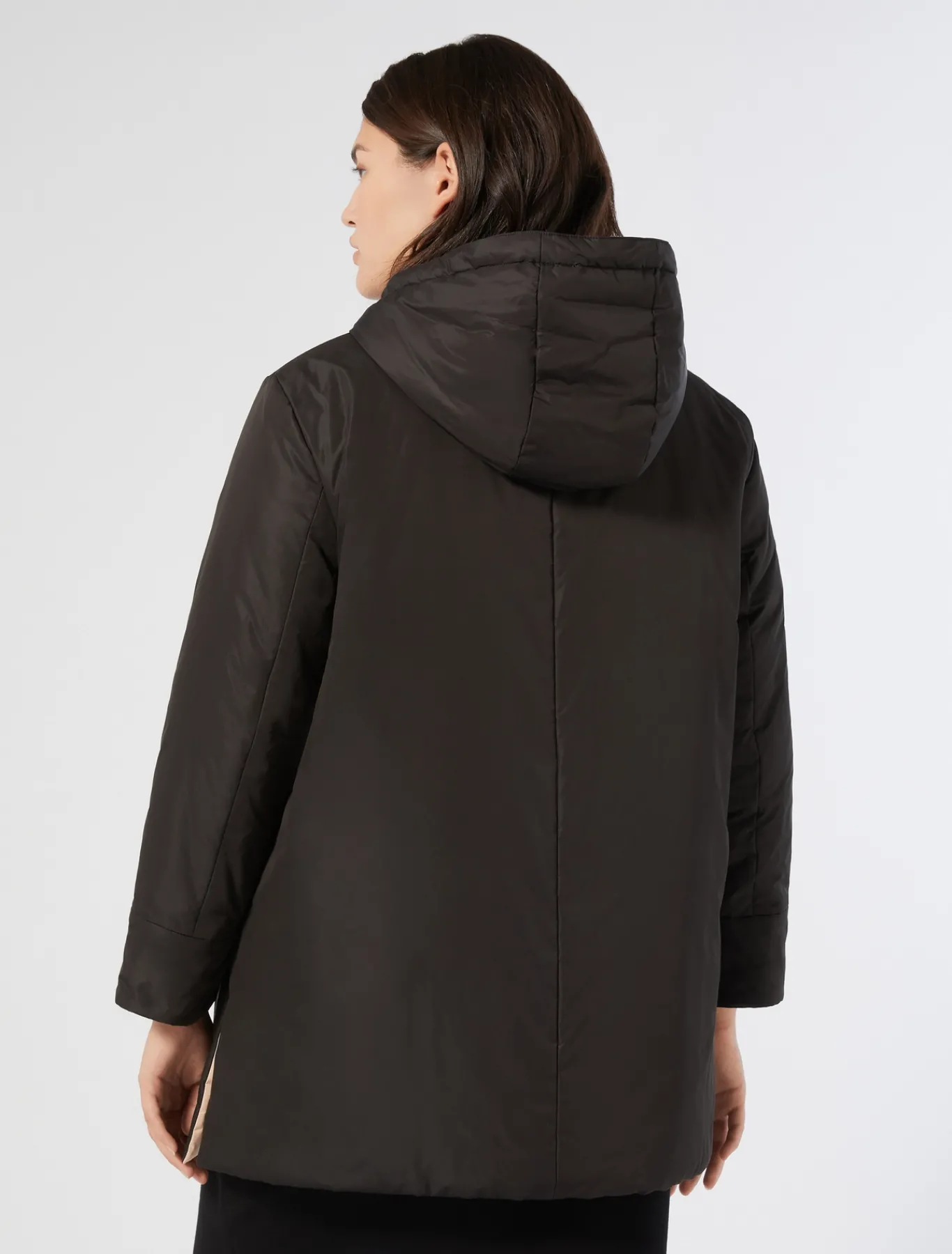 Marina Rinaldi Parka réversible en toile technique déperlante NOIR Online