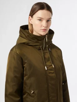 Marina Rinaldi Parkas longue rembourrée en sergé VERTOLIVE Clearance