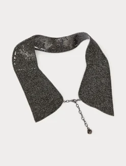 Marina Rinaldi Petit col en pavé de strass CRISTALNOIR Sale