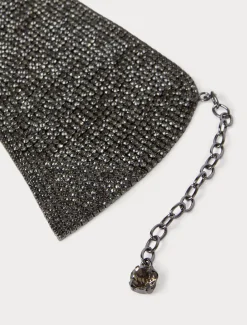 Marina Rinaldi Petit col en pavé de strass CRISTALNOIR Sale