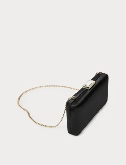 Marina Rinaldi Pochette en satin NOIR Sale