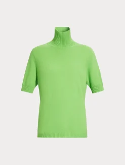 Marina Rinaldi Pull à col roulé en cachemire LIME Discount