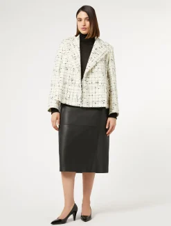 Marina Rinaldi Pull à col roulé en soie et cachemire NOIR Discount