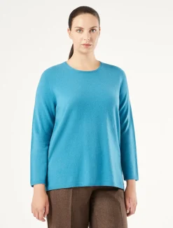 Marina Rinaldi Pull en cachemire TURQUOISE Best
