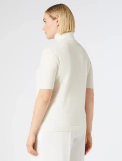 Marina Rinaldi Pull en cachemire BLANC New