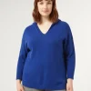 Marina Rinaldi PULL en cachemire mélangé BLEUET Discount