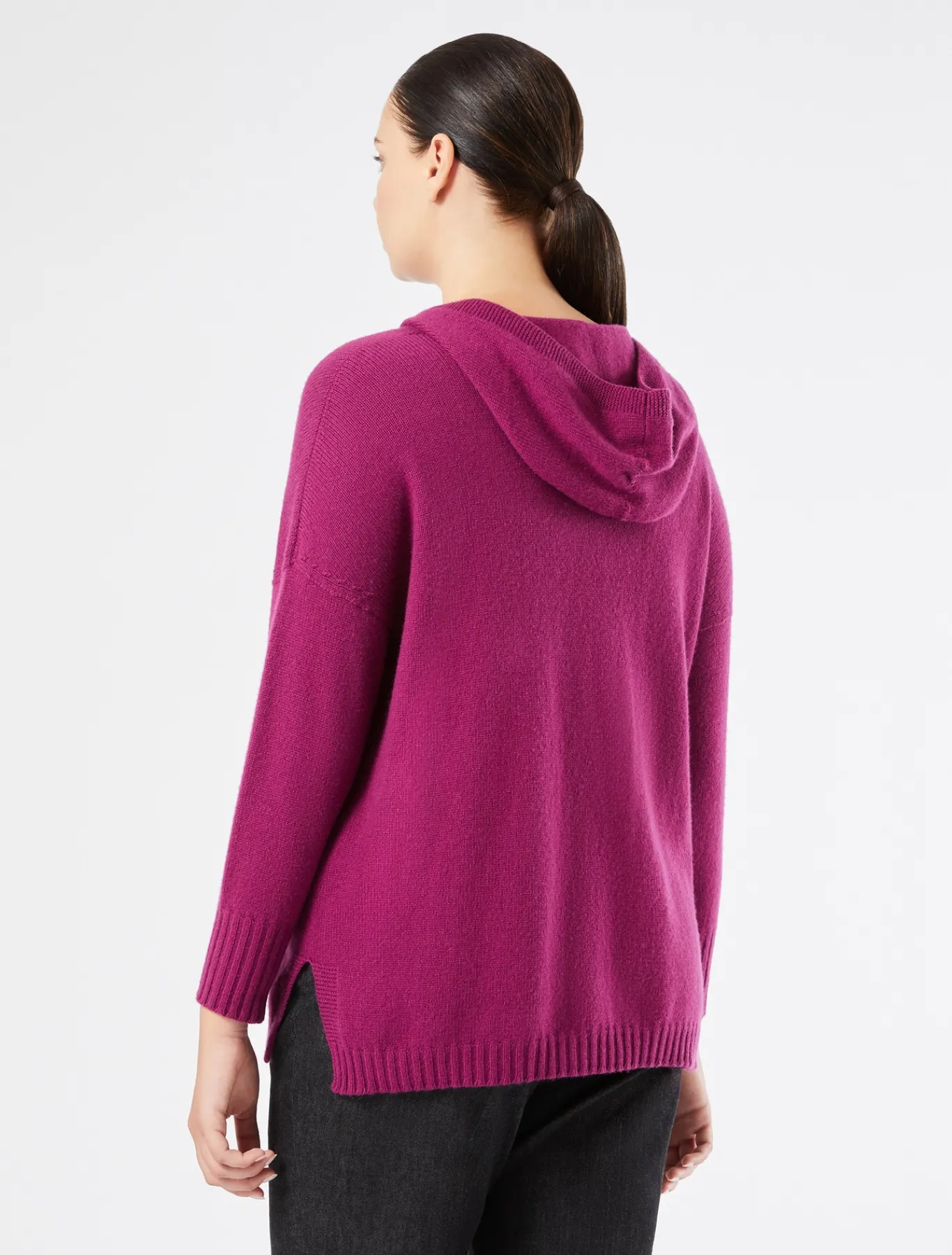 Marina Rinaldi PULL en cachemire mélangé BORDEAUX Discount