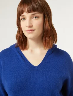 Marina Rinaldi PULL en cachemire mélangé BLEUET Discount