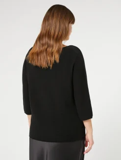 Marina Rinaldi Pull en coton NOIR Sale