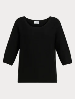 Marina Rinaldi Pull en coton NOIR Sale