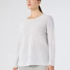 Marina Rinaldi Pull en coton lurex BLANCNEUTRE Fashion