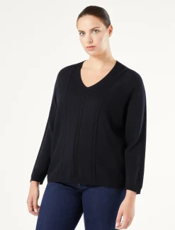 Marina Rinaldi Pull en fil de laine BLEUMARINE Best