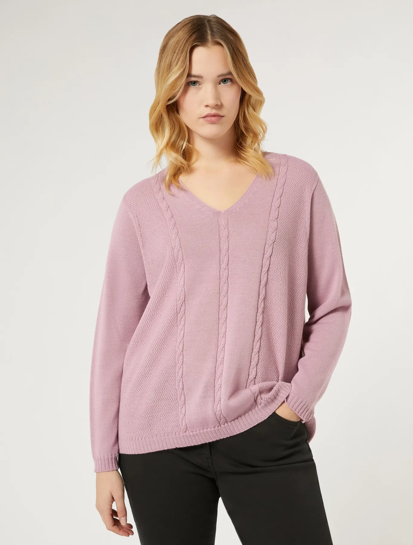 Marina Rinaldi Pull en fil de laine VIEUXROSE Sale
