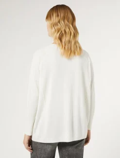 Marina Rinaldi Pull en fil de laine BLANC Sale