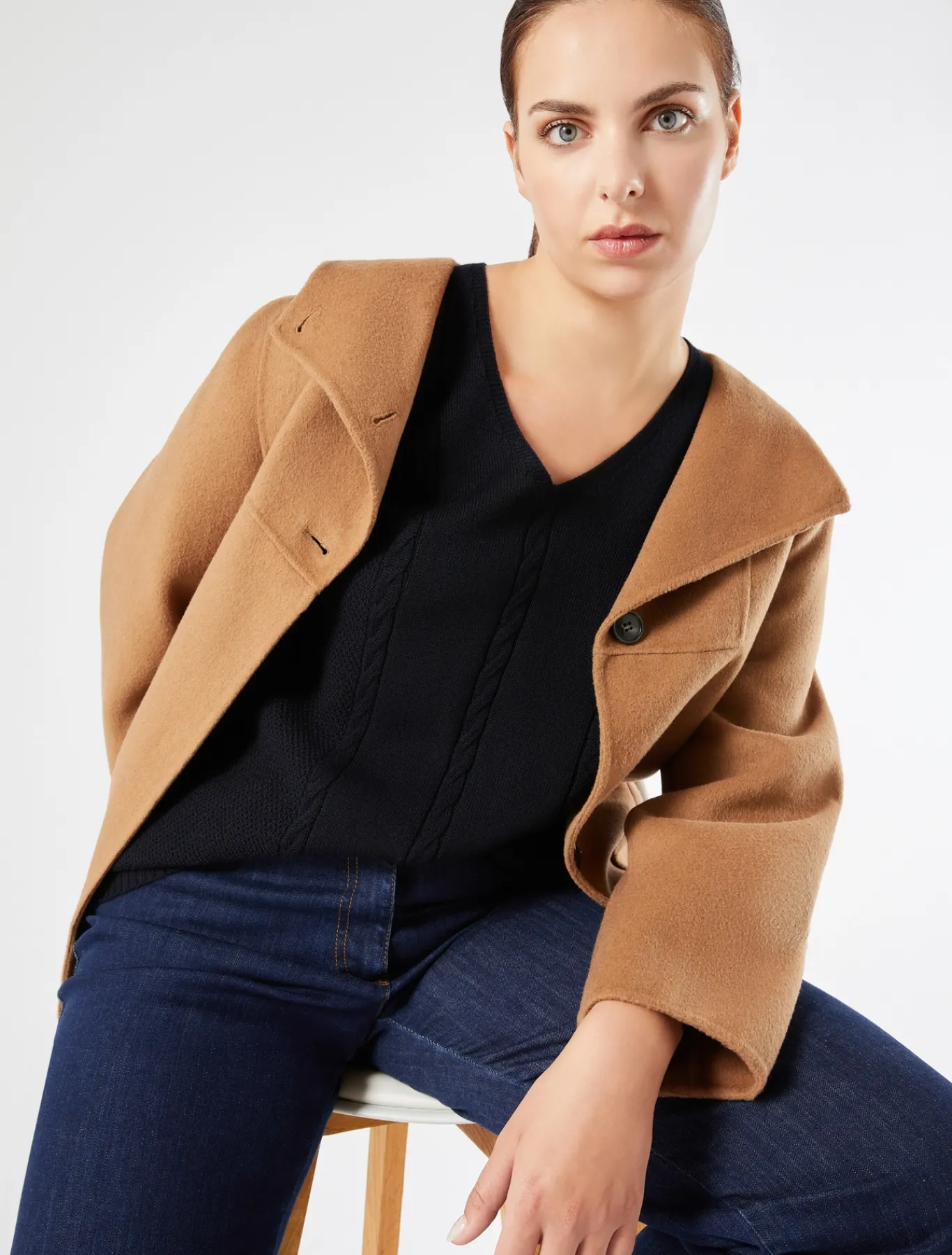 Marina Rinaldi Pull en fil de laine BLEUMARINE Best
